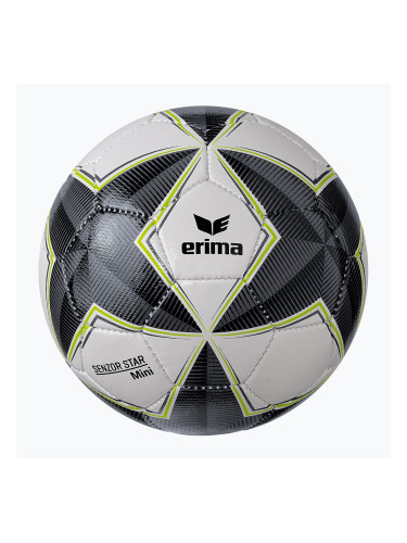 ERIMA Senzor Star Match Mini футболна топка черно/сиво размер 0