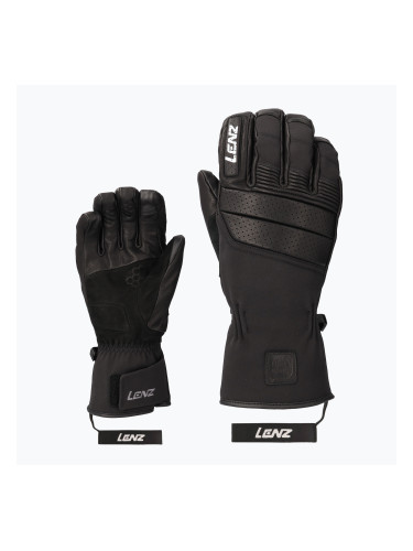 Мъжки скиорски ръкавици Lenz Think About black