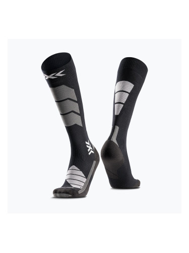 Дамски скиорски чорапи X-Socks Ski Expert Otc x black/light grey