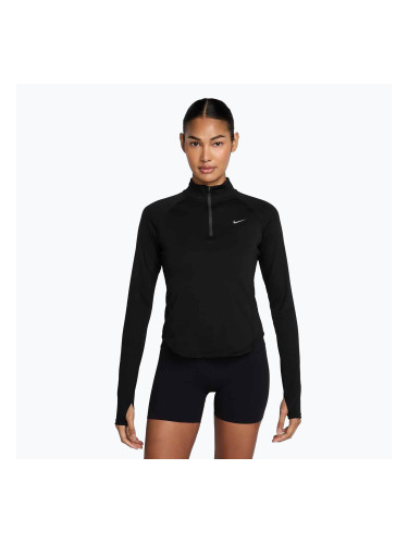 Дамски суитшърт за бягане Nike Tempo Dri-Fit 1 / 4 Zip black