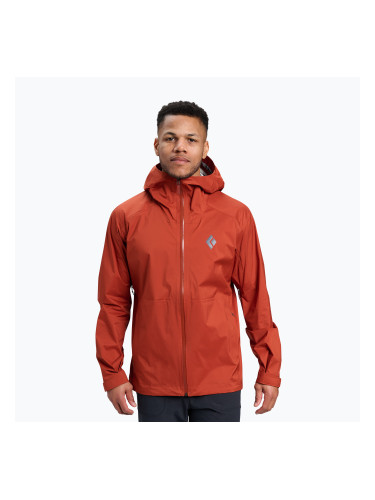 Мъжко яке за дъжд Black Diamond Fineline Stretch burnt sienna