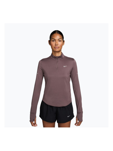 Дамска блуза с дълъг ръкав за бягане Nike Swift Dri-Fit UV 1/4-Zip tatoo