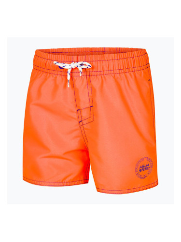 Детски къси панталони за плуване AQUA-SPEED Liam orange 307