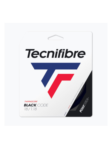 Тенис корда Tecnifibre Black Code 12 м черна 04GBL118XB
