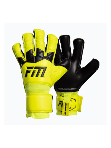 Вратарски ръкавици Football Masters Invictus X yellow fluo