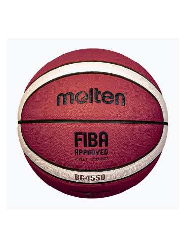 Баскетболна топка Molten B6G4550 FIBA brown размер 6