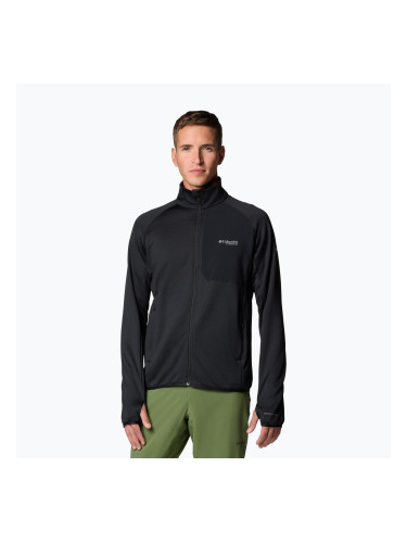 Мъжки трекинг суитшърт Columbia Triple Canyon Grid Fleece Full Zip II black