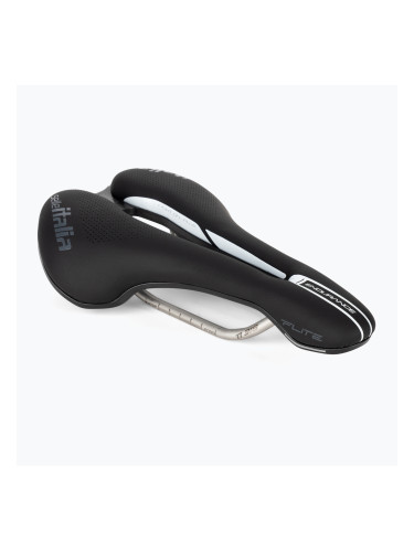 Седло за велосипед Selle Italia Flite Boost Endurance Superflow Ti 316 Rail Fibra-Tek черно SIT-017A920IKC007