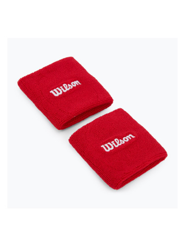 Тенис лента за китка Wilson Wristband 2 бр. infrared