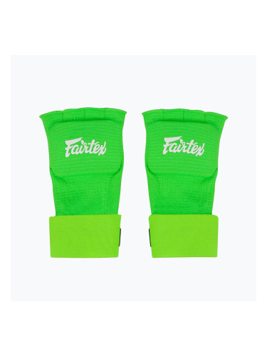Вътрешни боксови ръкавици Fairtex Quick Wraps green