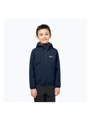 Детско софтшел яке Jack Wolfskin Jack Wolfskin Fourwinds night blue