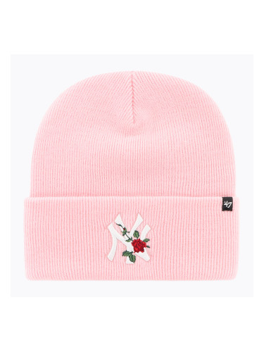 Зимна шапка 47 Brand MLB New York Yankees Thorn pink