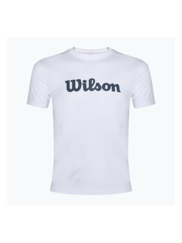 Мъжка тенис фланелка Wilson Team Graphic bright white script