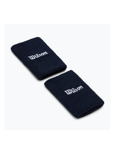 Лента за китка Wilson Wide Terry Wristband 2 бр.classic navy