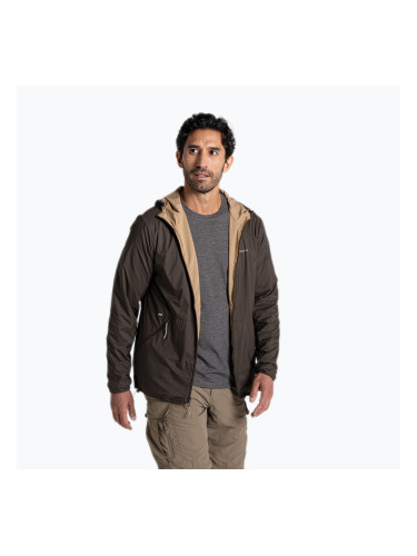 Мъжко яке за вятър Craghoppers NosiLife Ovis Reversible woodland green / earthenware