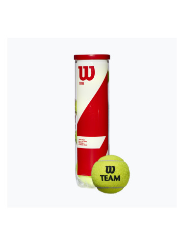 Wilson Team Тренировъчни топки за тенис 4 бр. жълти WRT111900
