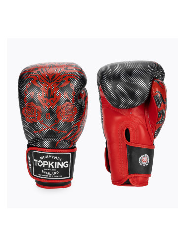 Боксови ръкавици Top King Boxing Dragon red/black