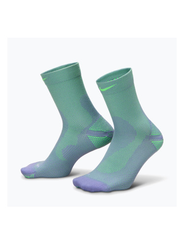 Чорапи Nike Running Lightweight Micro Crew Socks iron purple/voltage green/voltage green