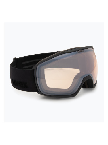 Скиорска маска UVEX Victorious V black matt/vario silver mirror