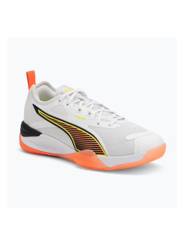 Обувки за хандбал PUMA Eliminate Nitro 4 Game On puma white/glowing red/ultra blue