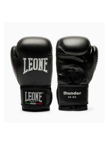 Детски боксови ръкавици LEONE 1947 Thunder Jr черни