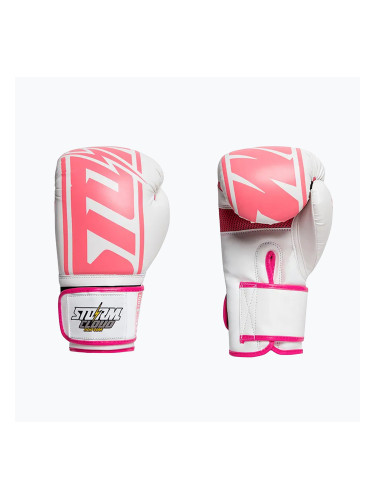 Боксови ръкавици StormCloud Bolt 2.0 white/pink