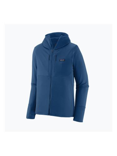 Мъжки суитшърт за трекинг Patagonia R1 Thermal Full Zip Hoody clement blue