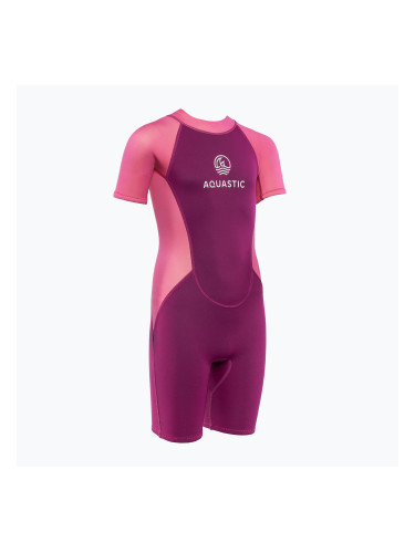 Детска пяна за плуване AQUASTIC Wavey Jrg 2 mm розова