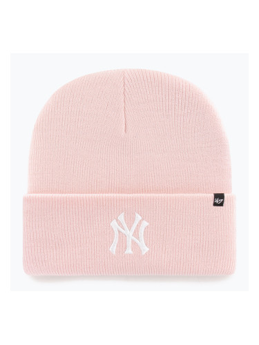 Зимна шапка 47 Brand MLB New York Yankees Haymaker pink