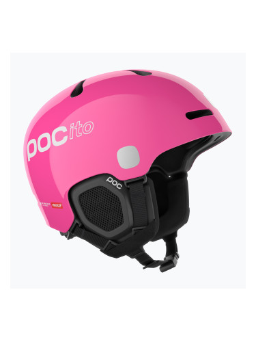 Детска скиорска каска POC POCito Fornix MIPS fluorescent pink