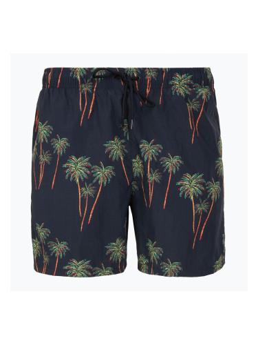 Мъжки къси панталони за плуване Tommy Hilfiger Medium Drawstring Print palm tropical aop desert sky