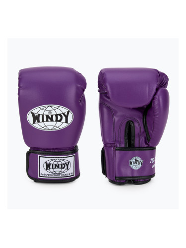 WINDY Classic Синтетична кожа лилави боксови ръкавици