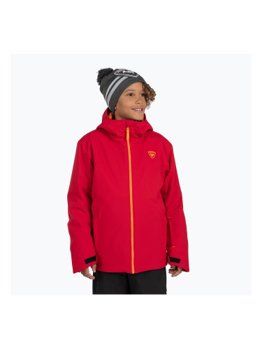 Детско скиорско яке Rossignol Strawpile Jr ruby red