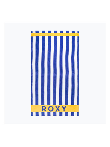 ROXY Плажна кърпа с надпис Cold Water в ослепително синьо
