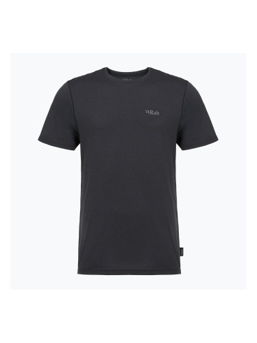 Мъжка тениска Rab Ridge Tee ebony