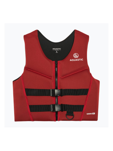 Жилетка за спускане AQUASTIC Omni 50N червена