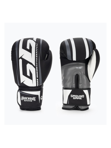 Ground Game Big Typo боксови ръкавици черни