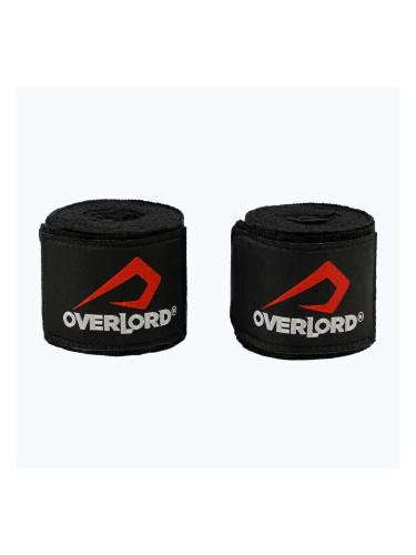 Боксови бандажи Overlord еластични 400 cm black