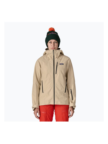 Дамско ветроустойчиво яке Patagonia Insulated Storm Shift oar tan