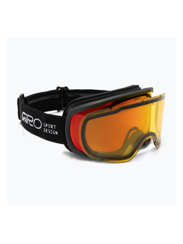 Детски скиорски очила Giro Roam black stacked/amber scarlet/yellow