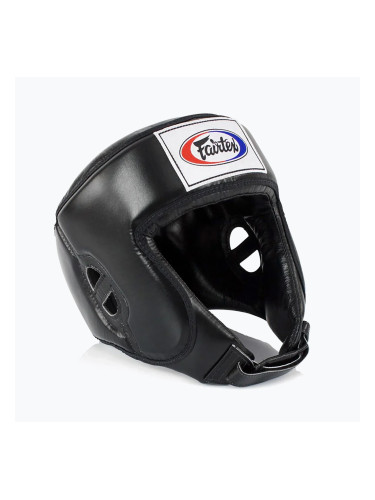 Защитна каска Fairtex Muay Thai & Kickboxing Competition black