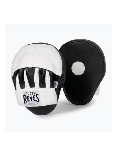 Тренировъчни лапи треньорски Cleto Reyes Curved Boxing Pads white/black
