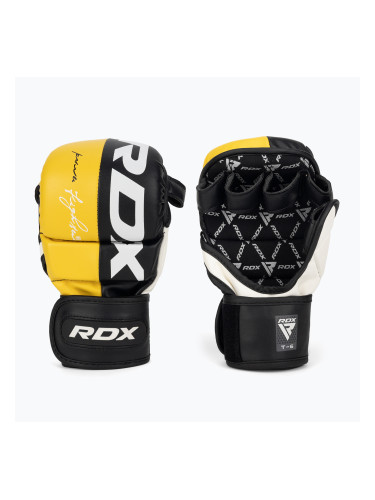 RDX Граплинг ръкавици REX T6 Plus жълти