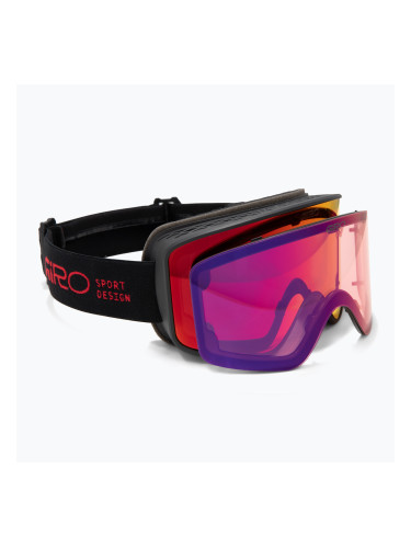 Скиорски очила Giro Method black/red stacked/vivid ember/vivid infrared