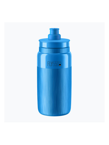 Велосипедна бутилка Elite FLY Tex 550 ml blue/grey logo blue/grey logo