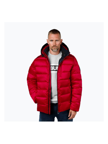 Мъжко зимно яке Pitbull Barles Ribstop Padded Hooded red