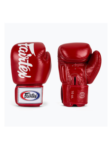 Боксови ръкавици Fairtex Deluxe Tight-Fit red