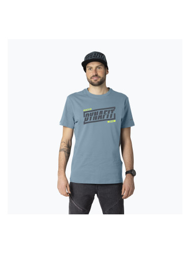 Мъжка тениска DYNAFIT Graphic CO smoke blue/tabloid