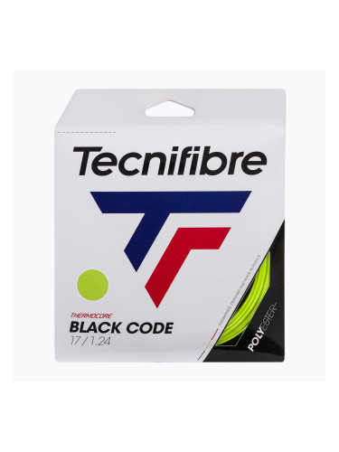 Тенис корда Tecnifibre Black Code 12 м жълта 04GBL124XV