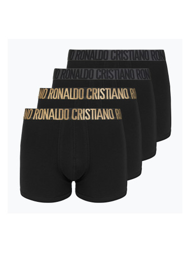 Мъжки боксерки CR7 Basic Trunk 4 чифта 2492 BLACK